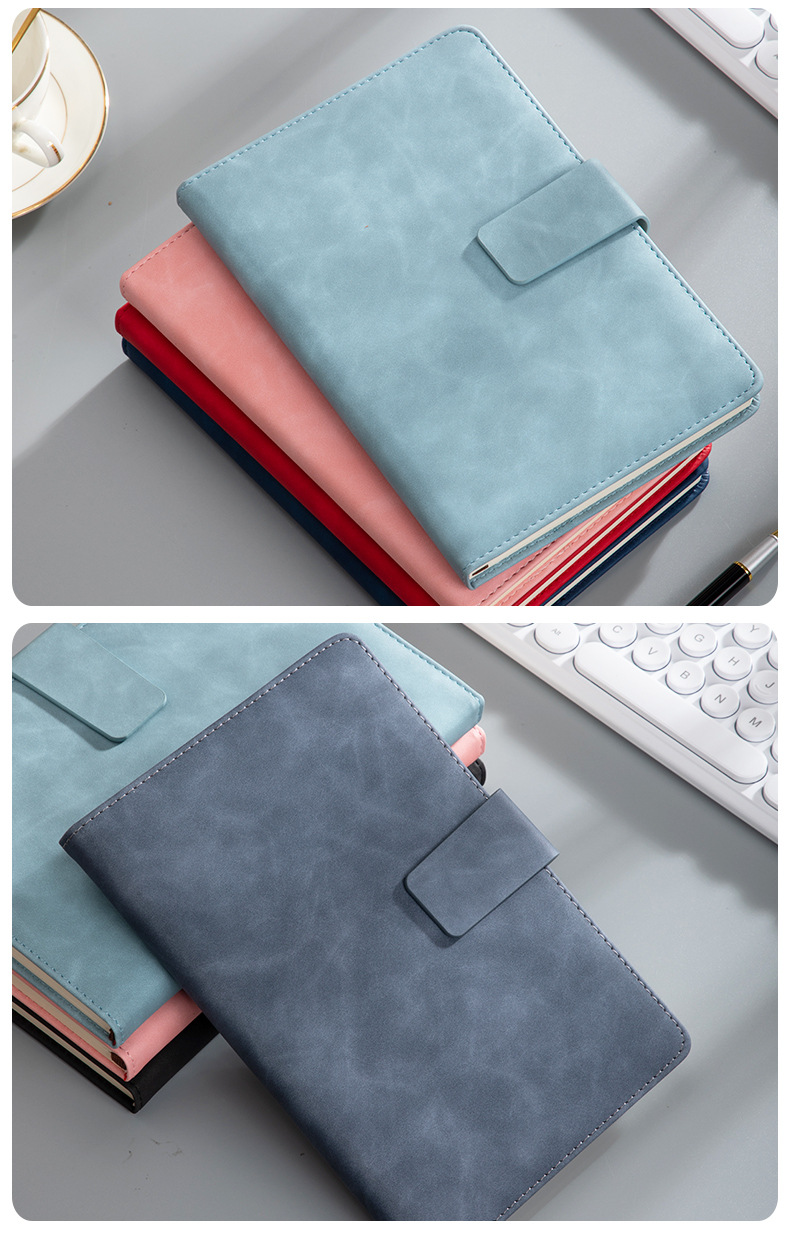 Factory Wholesale Notebook PU Leather Creative Notebook Custom A5 Business Gift Set Notebook Custom Logo Factory Wholesale Notebook PU Leather Creative Notebook Custom A5 Business Gift Set Notebook Custom Logo