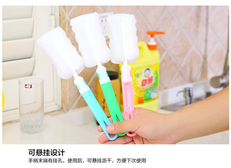 The kitchen can be used to remove the cleaning bottle brush with a clean bottle brush.