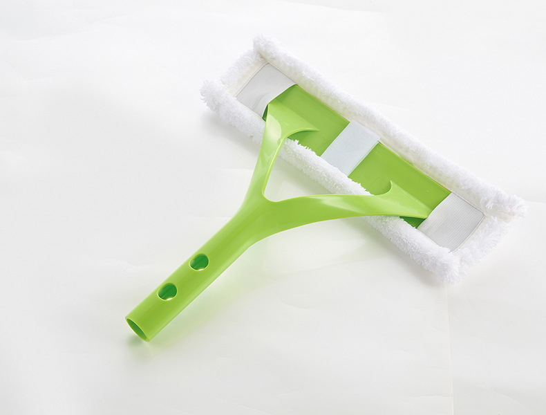 Multi-function telescopic rod double-face window cleaner cleaning brush tool single lever double-sided clean glass 