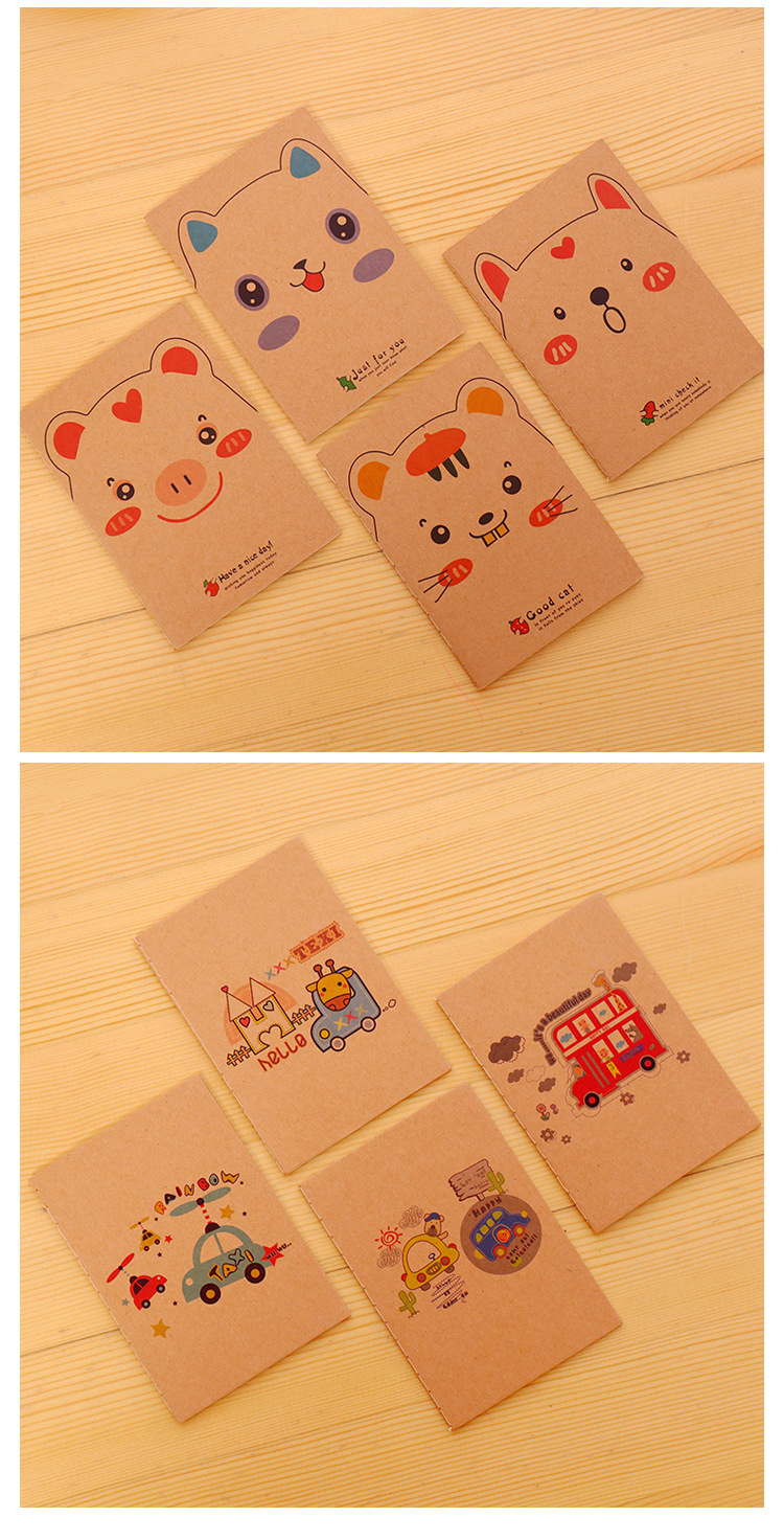 Kraft Paper Retro 64K Small Notebook Mini Pocket Notepad Blank Inner Page Notepad Student Small Gift Kraft Paper Retro 64K Small Notebook Mini Pocket Notepad Blank Inner Page Notepad Student Small Gift