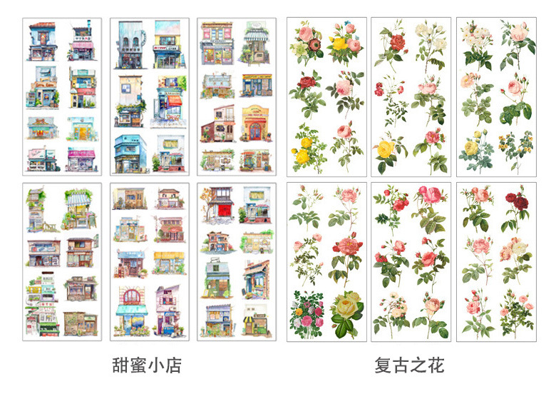 Fresh Cartoon Japanese Paper Notebook Material Stickers Creative DIY Mobile Phone Album Decoration Stickers Small Stickers 6 Pieces Fresh Cartoon Japanese Paper Notebook Material Stickers Creative DIY Mobile Phone Album Decoration Stickers Small Stickers 6 Pieces
