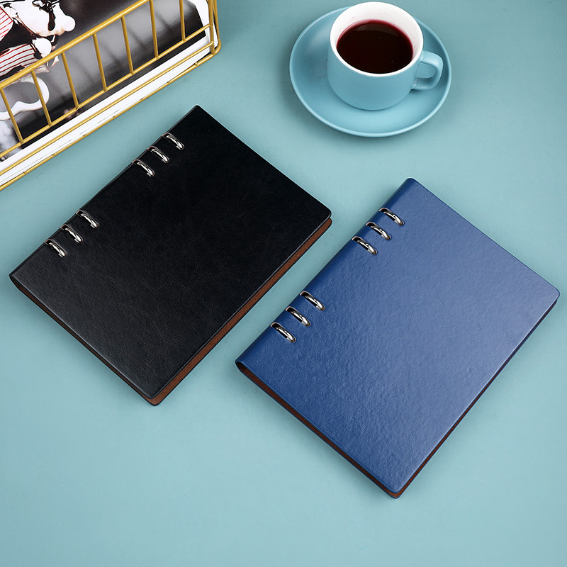 Loose-Leaf A5 Notebook Simple Office Notepad B5 Student Diary Book Replaceable Inner Printable Logo