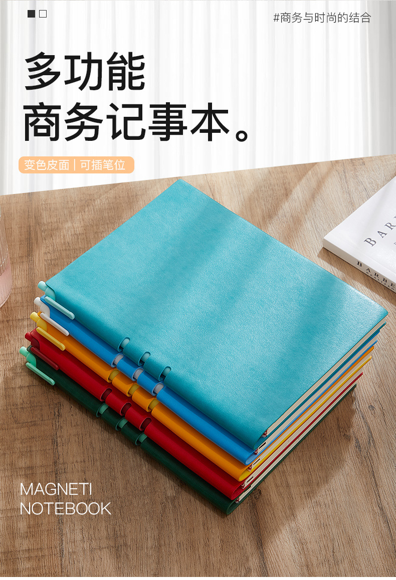 Business B5 Notepad Custom Gift Box Imitation Leather Simple A5 Notebook Custom Logo Creative Soft Leather Student Book Business B5 Notepad Custom Gift Box Imitation Leather Simple A5 Notebook Custom Logo Creative Soft Leather Student Book