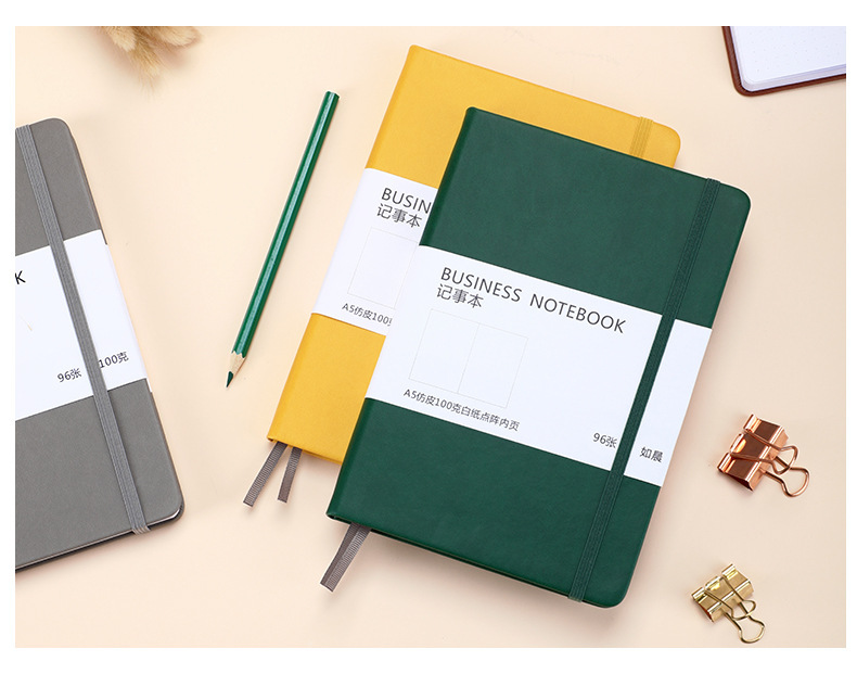 Notebook A5 Business Bandage Notepad Elastic Band Diary Printed Logo Notebook A5 Business Bandage Notepad Elastic Band Diary Printed Logo