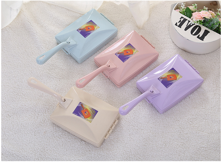 Three Roll Bed Brush Dusting Brush Bed Brush Bed Brush with Handle Double-Roller Electrostatic Brush Sofa Clean Clothing Brush Wholesale