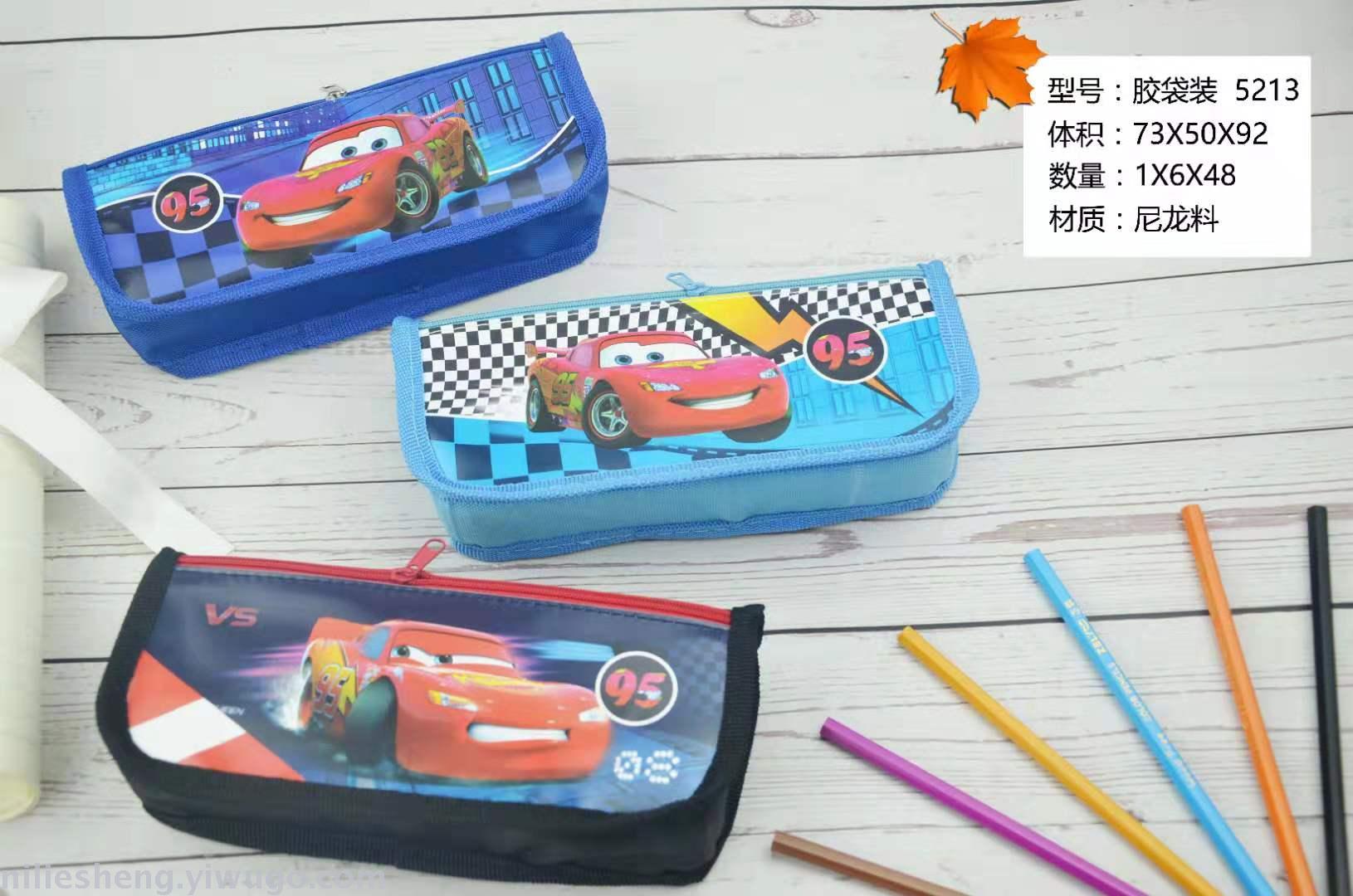 52 series OPP pen bag LOL girls double zipper waterproof high - capacity nylon cartoon new mixed color mixed picture pen box
