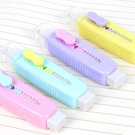 Tuzhuang stretch rubber brush pupils with creative push-pull rubber wipe clean