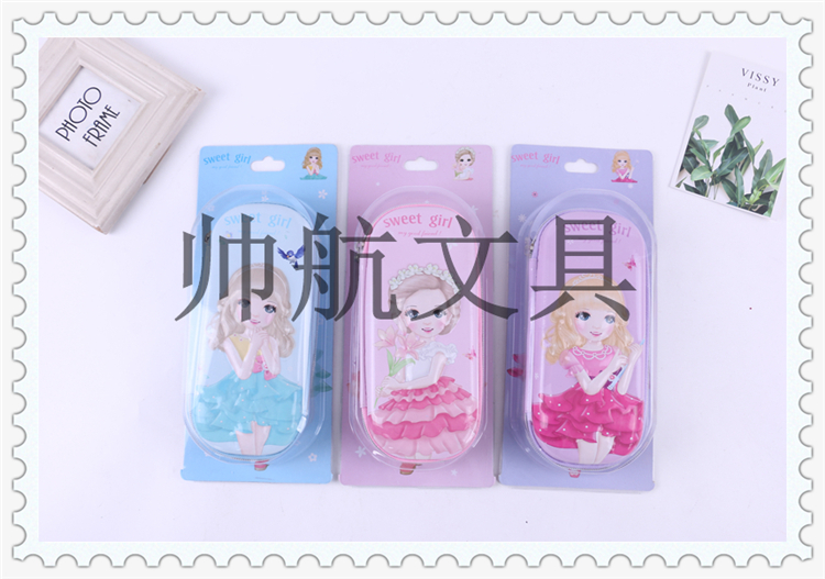 Manufacturers direct marketing sweetheart girl design fashion primary and secondary school students pen bag stationery bag color design variety