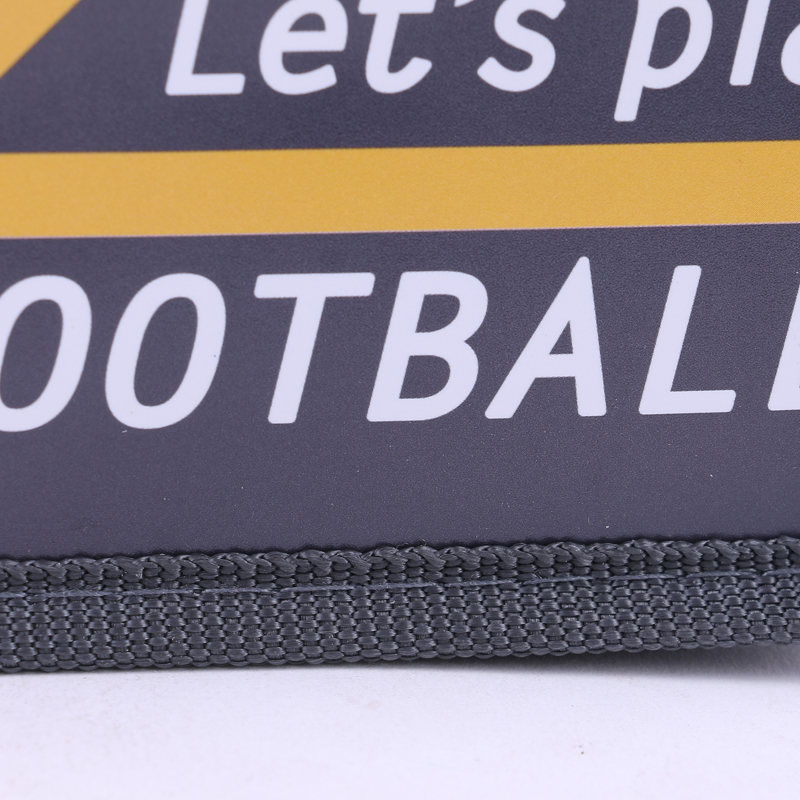 Sports football wind pattern decoration large canvas mixed color pen bag