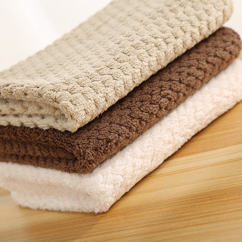 Dishcloth absorbent cloth two-sided do not drop wool do not touch oil wash towel kitchen cleaning cloth thickened Dishcloth Hl-0321 Dishcloth absorbent cloth two-sided do not drop wool do not touch oil wash towel kitchen cleaning cloth thickened Dishcloth Hl-0321