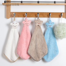 Factory Direct Sales Coral Fleece Hanging Hand Towel Kids' Towel Cartoon Kitchen Bathroom Home Small Square Towel Wholesale Factory Direct Sales Coral Fleece Hanging Hand Towel Kids' Towel Cartoon Kitchen Bathroom Home Small Square Towel Wholesale