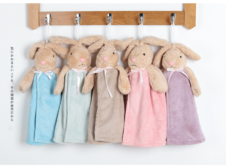 Factory Direct Sales Coral Fleece Hanging Hand Towel Kids' Towel Cartoon Kitchen Bathroom Home Small Square Towel Wholesale Factory Direct Sales Coral Fleece Hanging Hand Towel Kids' Towel Cartoon Kitchen Bathroom Home Small Square Towel Wholesale