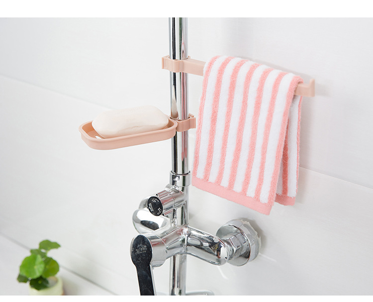 Kitchen Rack Faucet Sink Storage Rack Drain Rack Bathroom Towel Rack Clip-on Storage Rod Kitchen Rack Faucet Sink Storage Rack Drain Rack Bathroom Towel Rack Clip-on Storage Rod