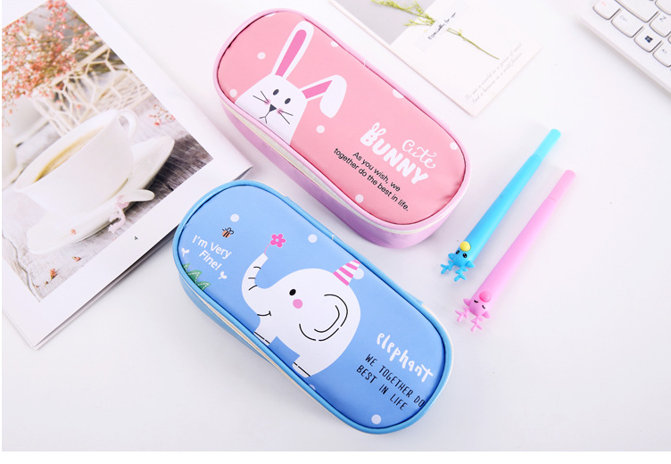 Self-produced and self-marketing student pencil bag stationery bag pencil bag PU high-grade pen bag stationery bag Self-produced and self-marketing student pencil bag stationery bag pencil bag PU high-grade pen bag stationery bag