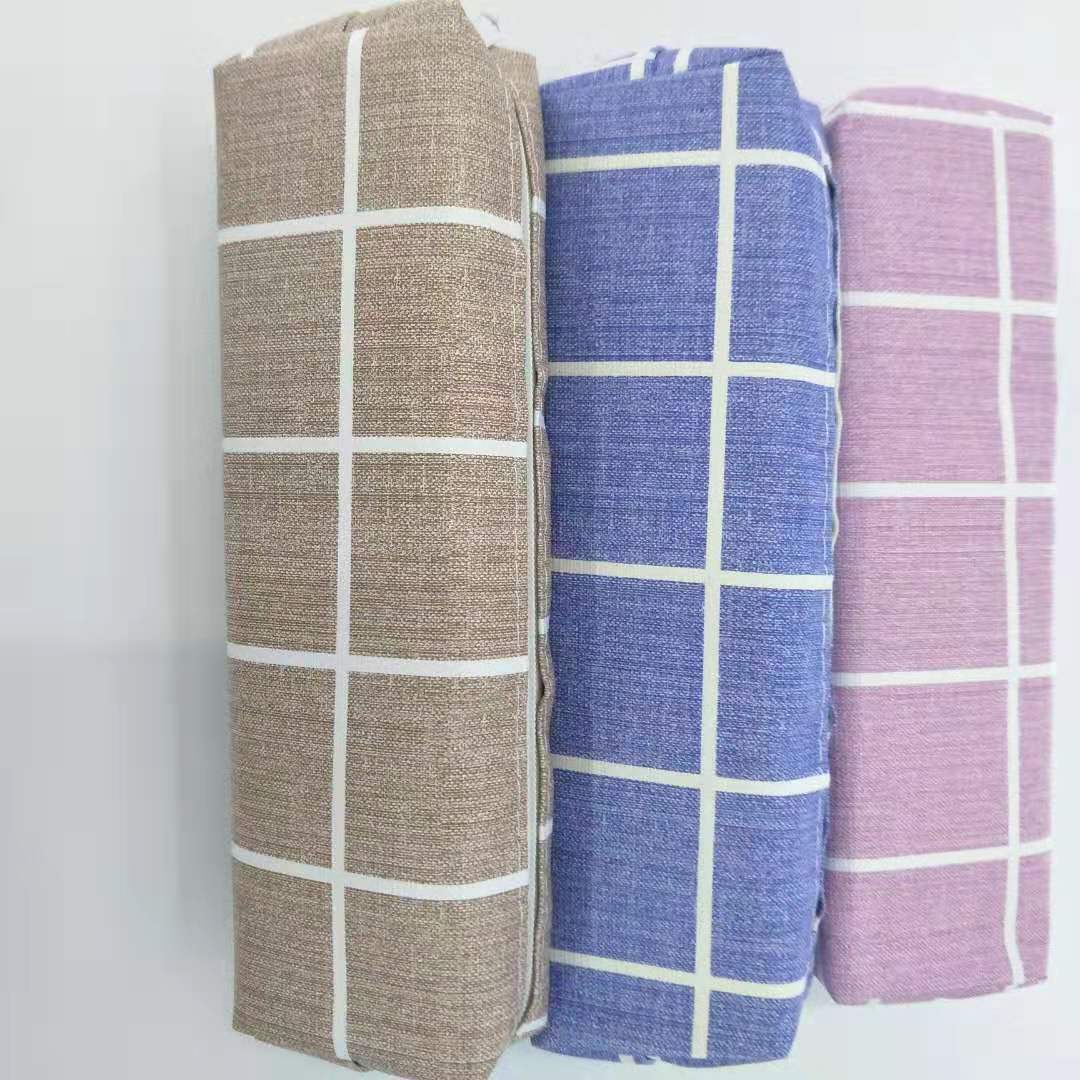 Student Korean style Creative Pen bag stripe Plaid Large capacity Student Stationery Bag Factory Direct sale