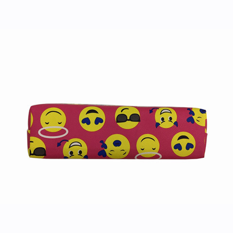 Korean Stationery Cartoon Smiling Face Pen bag New large Capacity Square student Stationery bag Factory Direct sale Korean Stationery Cartoon Smiling Face Pen bag New large Capacity Square student Stationery bag Factory Direct sale