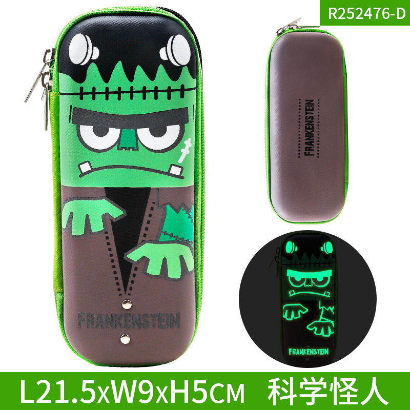 Pen case primary school boys lovely cartoon children stationery bag selling luminous pen bag large capacity pen bag Pen case primary school boys lovely cartoon children stationery bag selling luminous pen bag large capacity pen bag
