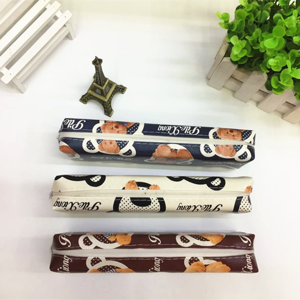 Korean fashion student Stationery big capacity pen bag Korean Cartoon Cute Bear Pencil case Factory Direct sale Korean fashion student Stationery big capacity pen bag Korean Cartoon Cute Bear Pencil case Factory Direct sale