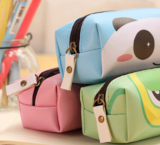 Cute Cartoon Pu Pen Bag Large Capacity Stationery Bag Korean Creative Simple Pencil Case School Supplies Cute Cartoon Pu Pen Bag Large Capacity Stationery Bag Korean Creative Simple Pencil Case School Supplies