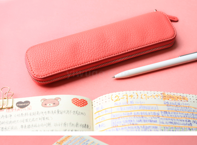 Pen bag writing case business pen bag creative pen bag art pen bag original retro