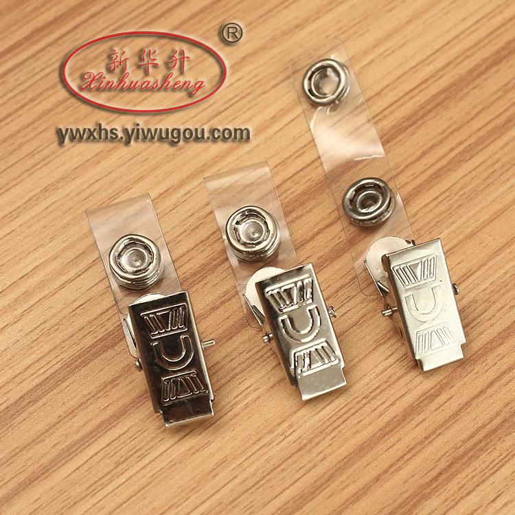 Badge clip metal English clip plastic hanging clip factory card clip work documents big clip xinhua son office supplies