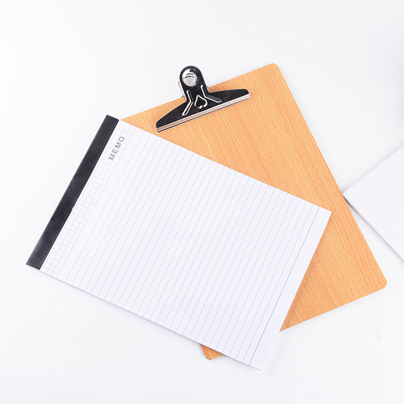 A5 Plate Holder Wooden File Folder Large Writing Pad Plate Holder Paper Clip Office Office Supplies Wholesale