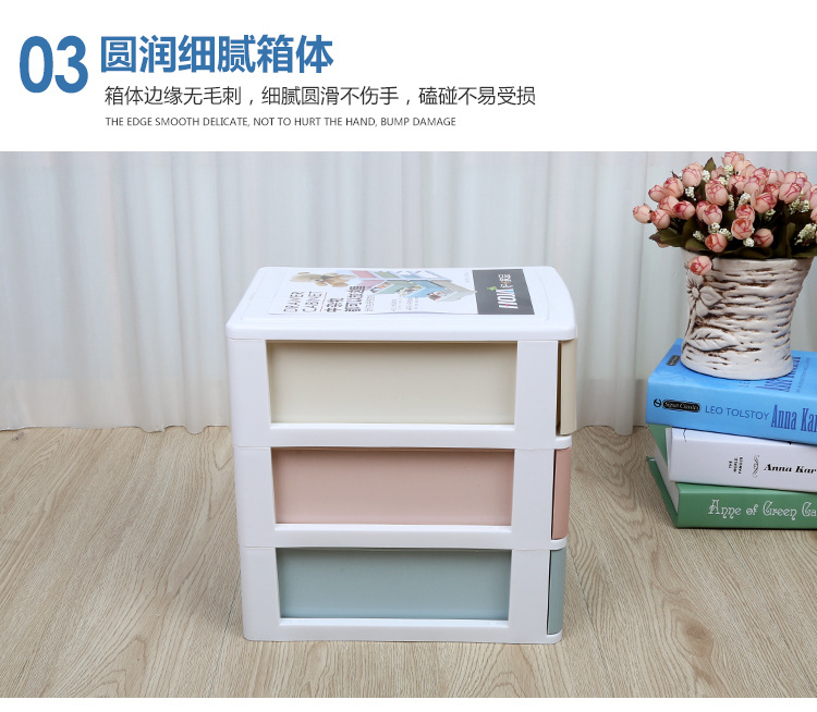 Desktop Drawer Office Supplies Storage Box Plastic Multi-Layer Debris Storage Box File Storage Cabinets