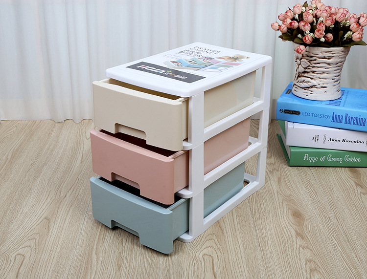 Desktop Drawer Office Supplies Storage Box Plastic Multi-Layer Debris Storage Box File Storage Cabinets