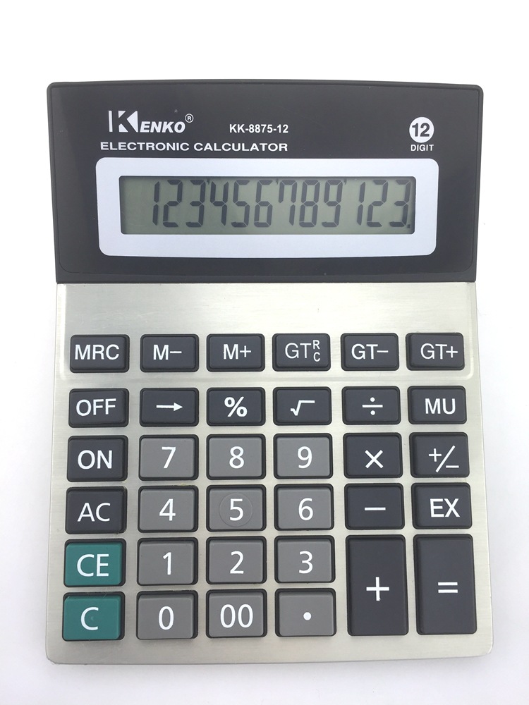 Calculator Factory Discount Kk8875 Office Supplies Desktop with 12 Digits