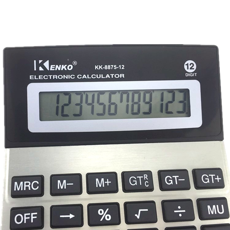 Calculator Factory Discount Kk8875 Office Supplies Desktop with 12 Digits