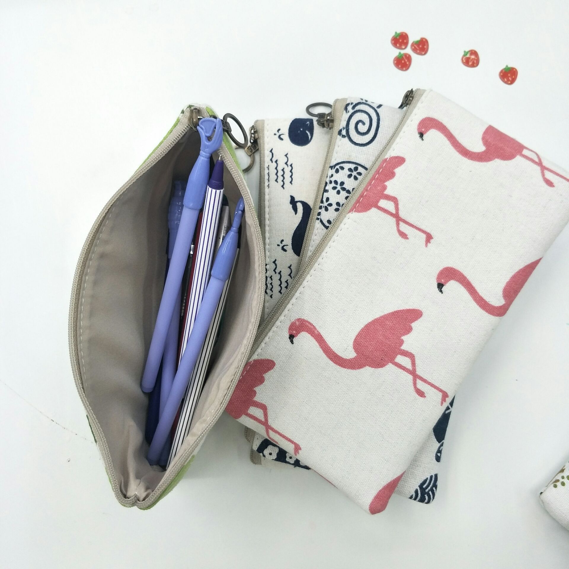 Buhechu Nordic Style Boxer Fabric Waterproof Pencil Case Portable Storage Bag Office Supplies Factory Direct Sales Customization Buhechu Nordic Style Boxer Fabric Waterproof Pencil Case Portable Storage Bag Office Supplies Factory Direct Sales Customization