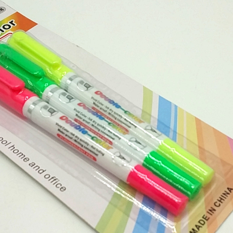 Sunshine Department Store Suction Card Double-Headed Color Fluorescent Pen Student Marking Pen, Watercolor Pen, Office Supplies Sunshine Department Store Suction Card Double-Headed Color Fluorescent Pen Student Marking Pen, Watercolor Pen, Office Supplies