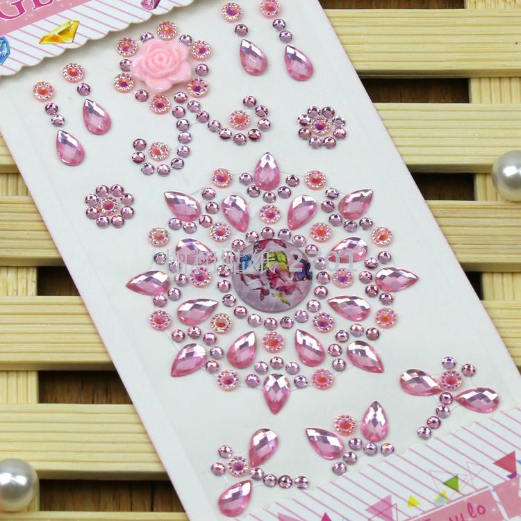Manufacturer custom-made acrylic water drill paste DIY mobile phone office supplies children sticker resin flower drop Manufacturer custom-made acrylic water drill paste DIY mobile phone office supplies children sticker resin flower drop