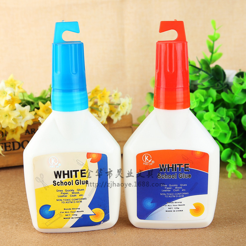 Non-Toxic Quick-Drying Liquid Glue Office Supplies Milky White Glue Origin Supply Plastic Bottled 40G Glue Environmental Protection