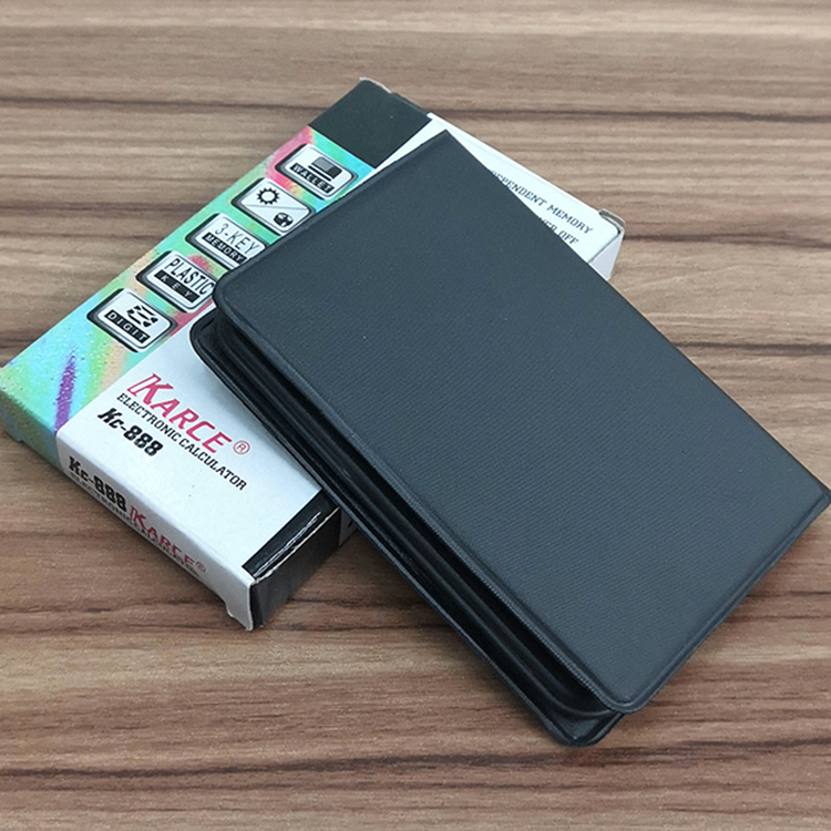 Black KC888 student calculator flip palm calculator office supplies stationery calculator