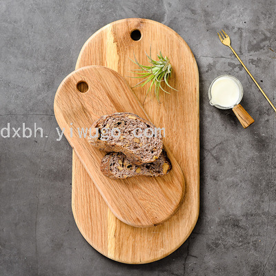 White Oak Chopping Board Bread Board Fruit Sushi Board Home Chopping Board Steak Plate Solid Wood Pizza Tray