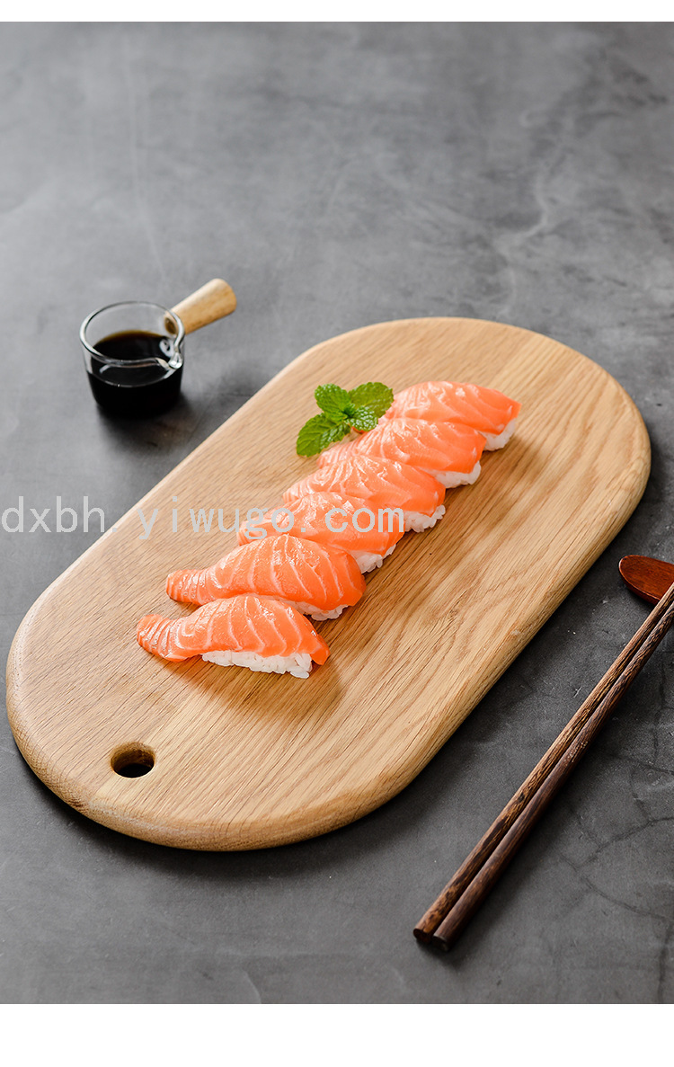 White Oak Chopping Board Bread Board Fruit Sushi Board Home Chopping Board Steak Plate Solid Wood Pizza Tray White Oak Chopping Board Bread Board Fruit Sushi Board Home Chopping Board Steak Plate Solid Wood Pizza Tray