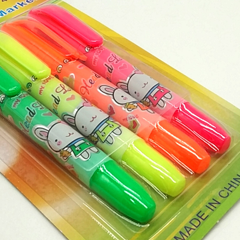 Sunshine Department Store XL-217 Suction Card Rabbit Fluorescent Pen Student Watercolor Pen Marking Pen Office Supplies Sunshine Department Store XL-217 Suction Card Rabbit Fluorescent Pen Student Watercolor Pen Marking Pen Office Supplies