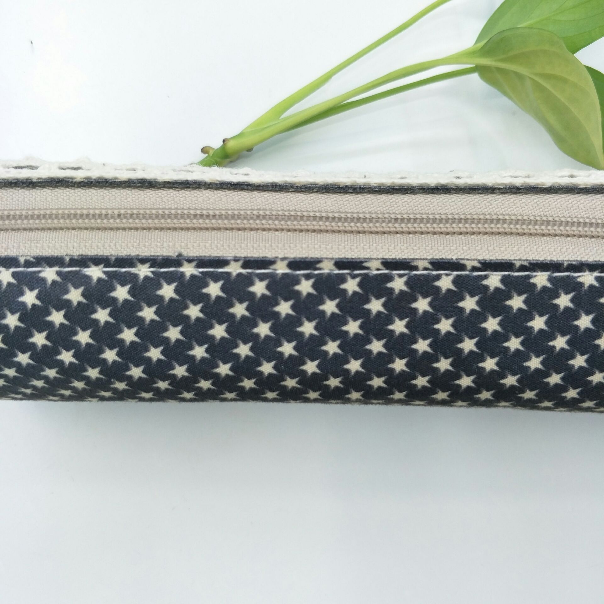 Buhechu Starry Sky Lace Square Fabric Craft Pencil Case Office Supplies Storage Bag Factory Direct Sales Welcome Customization