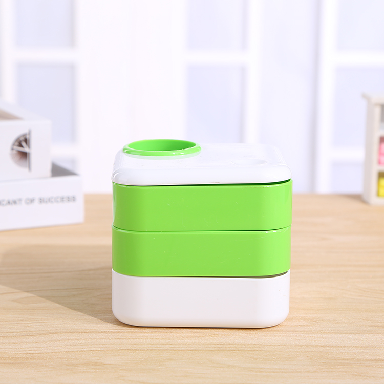 Square Students&#039; Supplies Creative Multifunctional Hidden Rotating Pen Holder Office Supplies Business Pen Holder Office Supplies