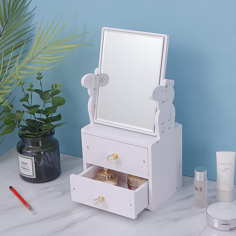 Dressing mirror dormitory girl dressing mirror princess flip portable small mirror Dressing mirror dormitory girl dressing mirror princess flip portable small mirror