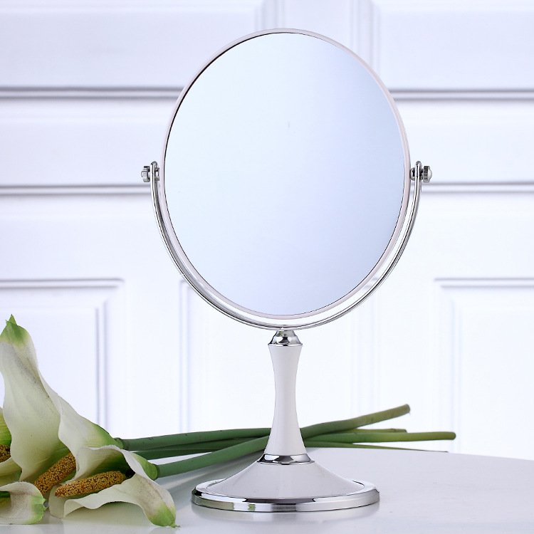 European-Style Rotating Desktop Double-Sided Makeup Mirror 6-Inch Fashion Dressing Mirror Princess Mirror Wholesale 1:2 Enlarged European-Style Rotating Desktop Double-Sided Makeup Mirror 6-Inch Fashion Dressing Mirror Princess Mirror Wholesale 1:2 Enlarged