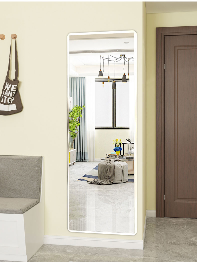 Wall Hanging Mirror Self-Adhesive Dressing Mirror Paste Student Dormitory Bedroom Home Bedroom Wall Hanging Whole Body Full-Length Mirror Wall Hanging Mirror Self-Adhesive Dressing Mirror Paste Student Dormitory Bedroom Home Bedroom Wall Hanging Whole Body Full-Length Mirror