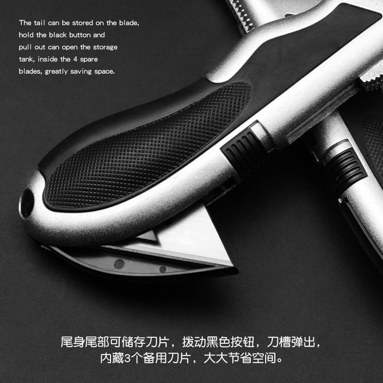 Multi-functional electrician's knife heavy folding utility cutter for cutting paper, wallpaper, carpet, cable, stripping and wire stripping Multi-functional electrician's knife heavy folding utility cutter for cutting paper, wallpaper, carpet, cable, stripping and wire stripping