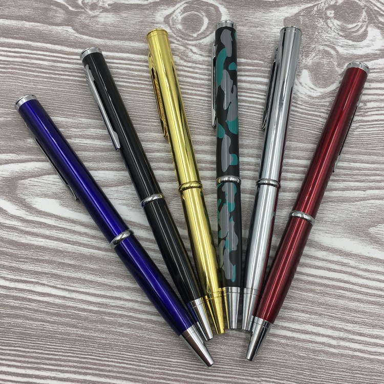 Factory Direct Sales Multifunctional Letter Opener Metal Pen Utility Knife Rotary Ballpoint Pen Metal Tactical Pen Pen Knife