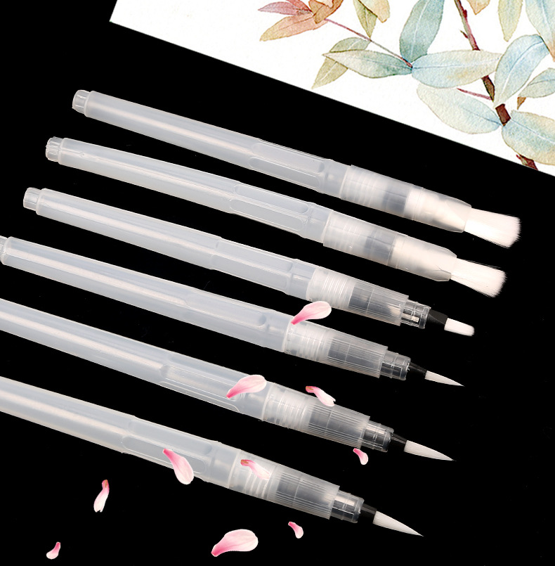 Fountain Pen Nylon Wool Water Storage Writing Brush Watercolor Pen Soft Fur Watercolor Pigment Pen Set Watercolor Writing Brush Brush Fountain Pen Nylon Wool Water Storage Writing Brush Watercolor Pen Soft Fur Watercolor Pigment Pen Set Watercolor Writing Brush Brush