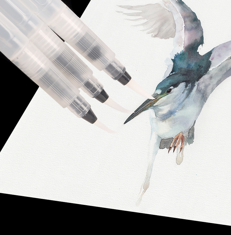 Fountain Pen Nylon Wool Water Storage Writing Brush Watercolor Pen Soft Fur Watercolor Pigment Pen Set Watercolor Writing Brush Brush Fountain Pen Nylon Wool Water Storage Writing Brush Watercolor Pen Soft Fur Watercolor Pigment Pen Set Watercolor Writing Brush Brush