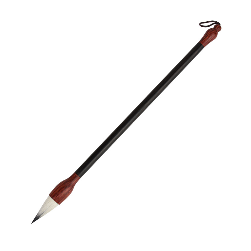 Weasel&#039;s Hair Rabbit&#039;s Hair Doubled Both Writing Brush Set Large, Medium and Small Regular Script Ebony Rod Seven Purple Three Sheep Garlic Writing Brush Adult Calligraphy Pen