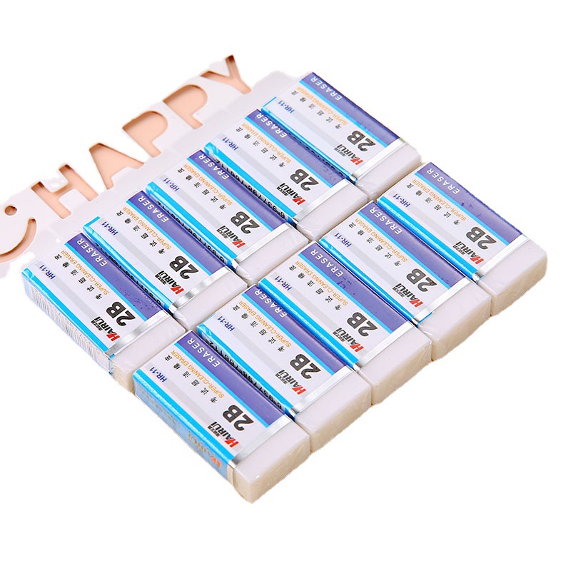 Eraser Drawing Eraser Examination Art Eraser 2B Eraser Strip Student White Eraser Wholesale