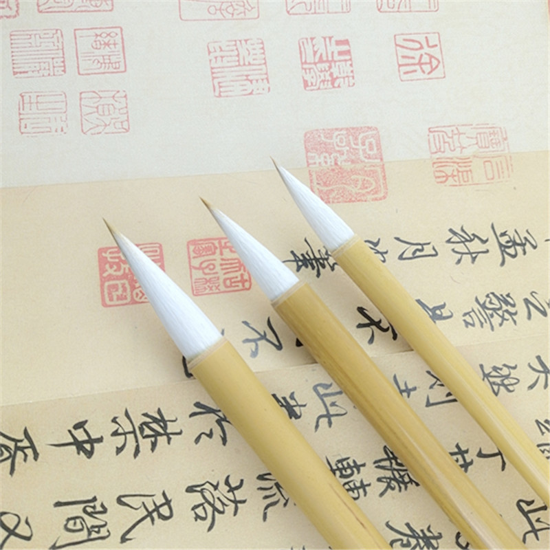 Doubled Both Writing Brush Set Calligraphy Materials Weasel's and Goat's Hair Primary and Middle School Students Calligraphy and Painting Traditional Chinese Painting Watercolor Painting Fine Brushwork Freehand Brushwork Ou Kai Doubled Both Writing Brush Set Calligraphy Materials Weasel's and Goat's Hair Primary and Middle School Students Calligraphy and Painting Traditional Chinese Painting Watercolor Painting Fine Brushwork Freehand Brushwork Ou Kai